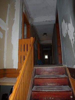 Aufgang zu den Räumen im Dachgeschoss