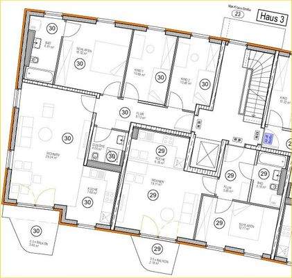 Grundriss Wohnung 30