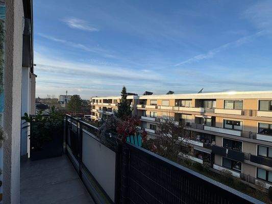 Ausblick zweiter Balkon