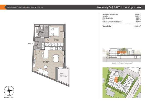 Grundriss Wohnung 30