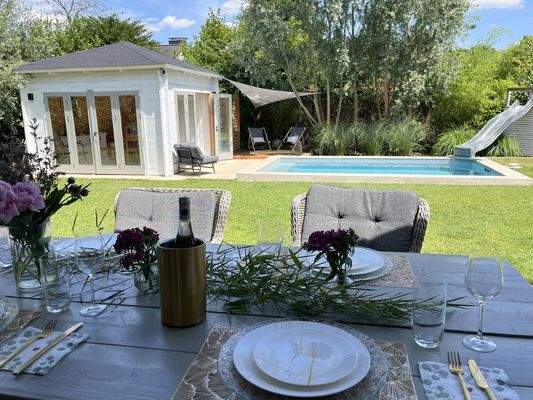 Ausblick Terrasse - Sommerimpression