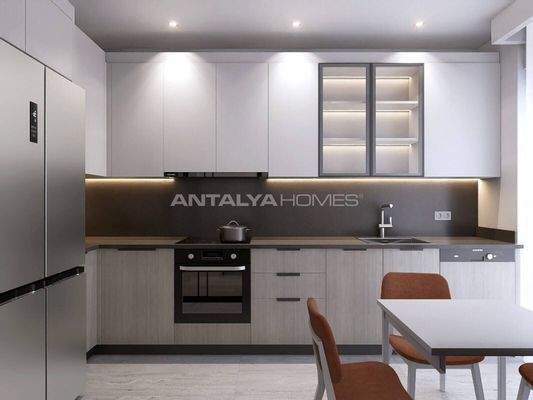 Mountain View Apartments with Communal Pool in Antalya Konyaalti