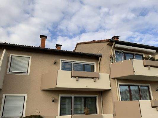 Ansicht Balkon Wohnzimmer