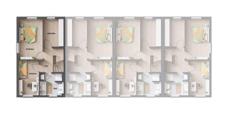 Grundriss RH Mainz 128 OG links 