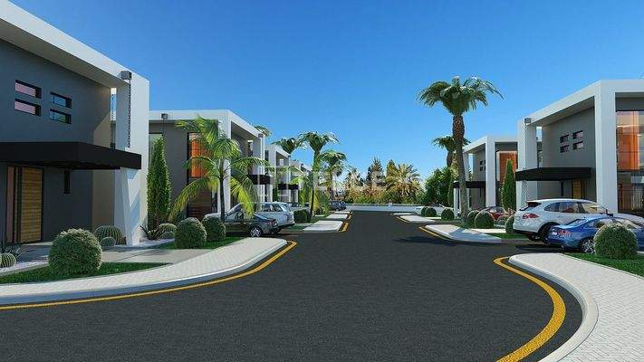 Villas with Pools in a Complex in Karşıyaka Girne