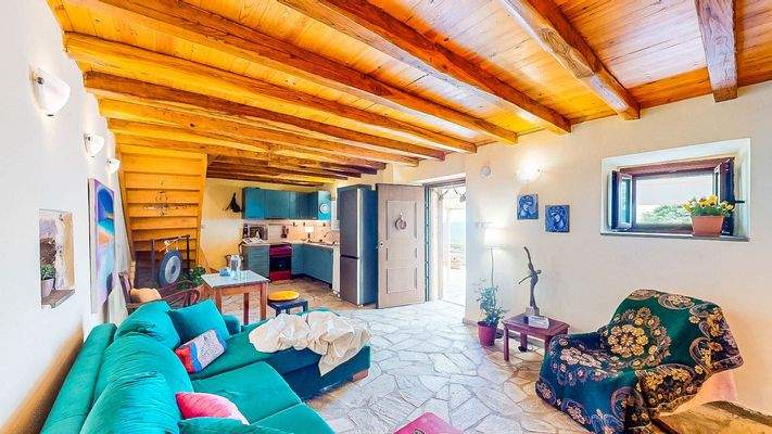 Open living & kitchenroom