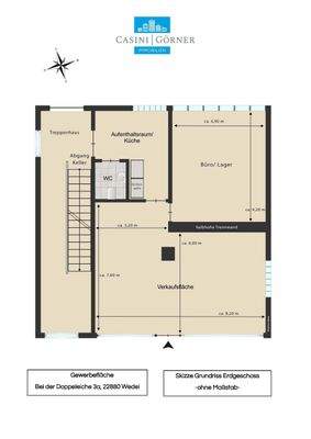 Skizze Grundriss Bei der Doppeleiche 3a