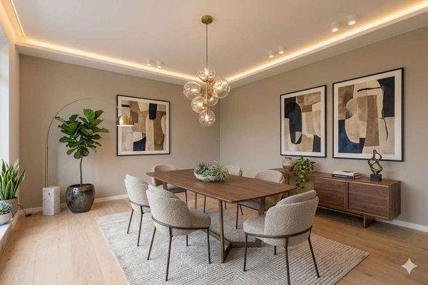 Esszimmer (virtuell bearbeitet)