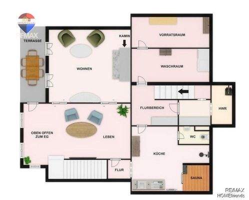 Gartengeschoss Grundriss