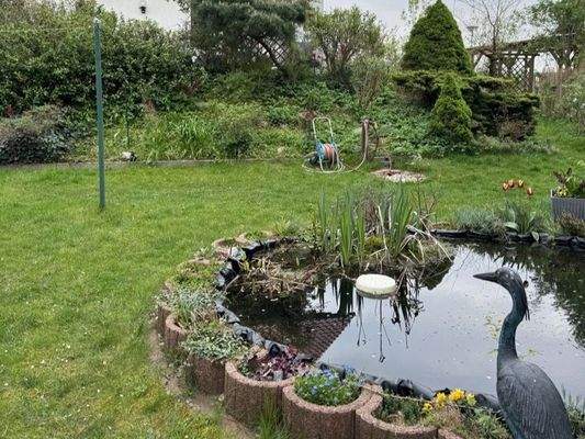 Garten mit Teich