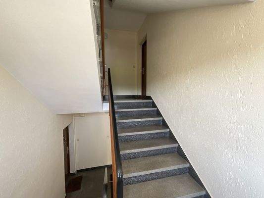 Treppe zur Wohnung
