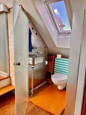 WC in der Galerieebene