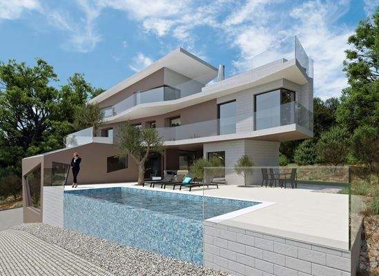 Alternative Gestaltungsmöglichkeit der Villa