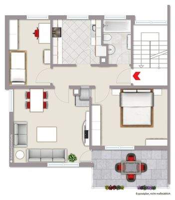 Grundriss Obergeschoss