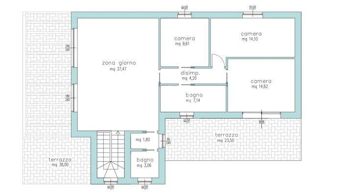 Grundriss erster Stock