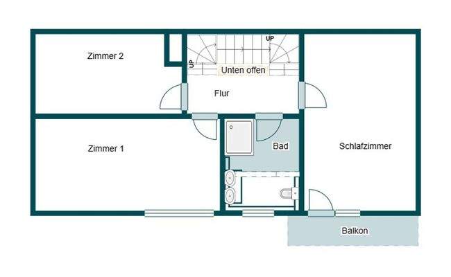 Grundriss Skizze 1.OG