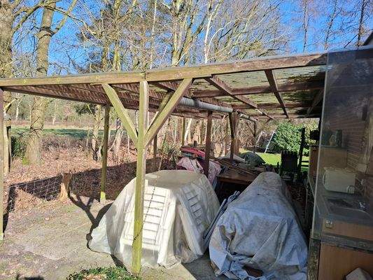 überdachter Außenbereich