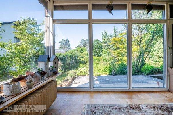 Blick vom Wohnzimmer