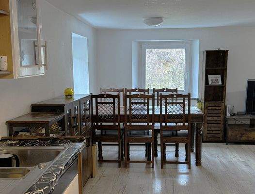 EG Essbereich mit offener Küche 