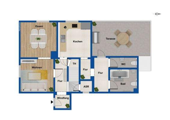 Grundriss Erdgeschoss