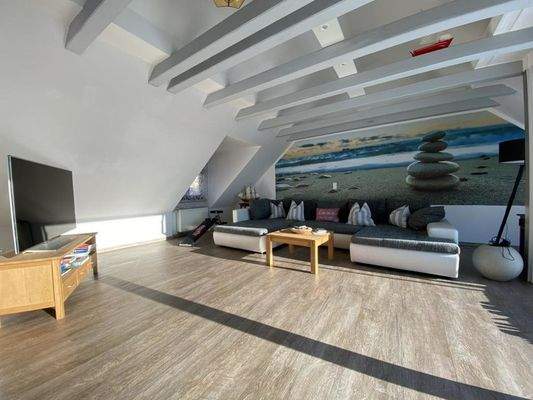 Wohnzimmer im Winter