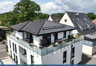 Rückansicht Vogelperspektive