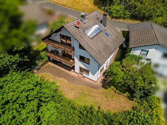 Drohnenblick von Süd-Osten