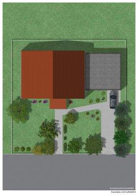 Lageplan des Grundstücks