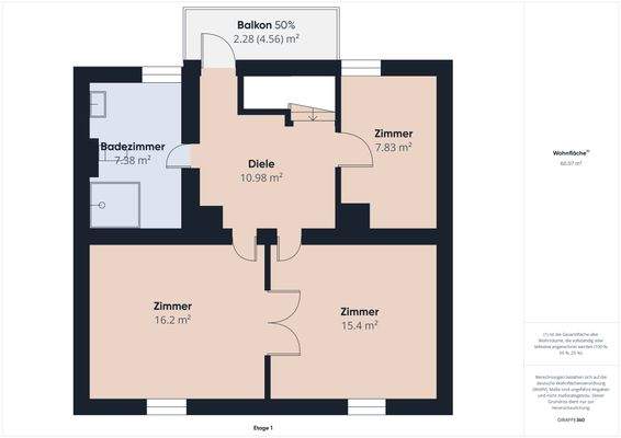 Grundriss Obergeschoss