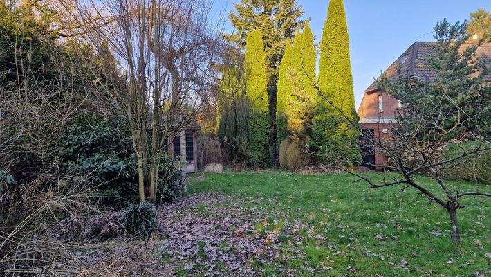 Das Baugrundstück am 19.03.2026