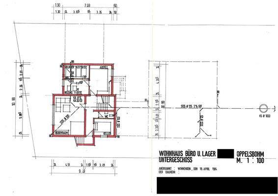 Grundriss Untergeschoss
