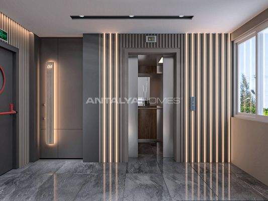 Flats with Parking Lot and Smart Home System in Antalya