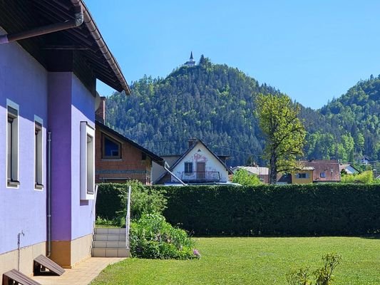 Haus mit Blick auf den Georgiberg