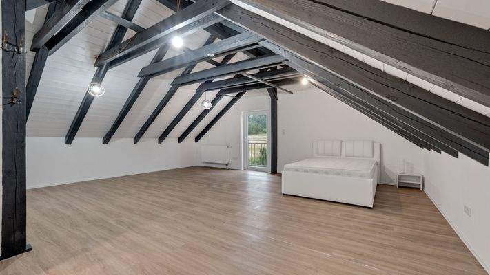 Wohn- und Schlafzimmer DG