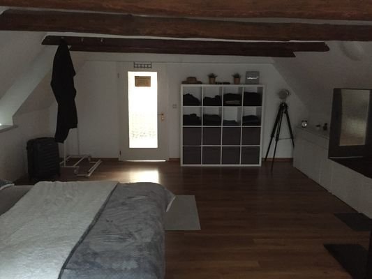 Schlafzimmer 1 als Durchgangszimmer