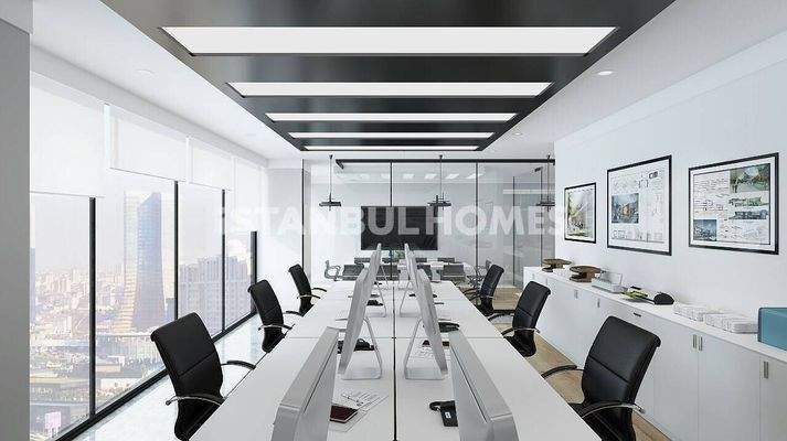 Well Located Offices and Shops in İstanbul Atasehir