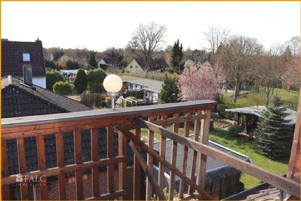 Aussicht aus dem Balkon