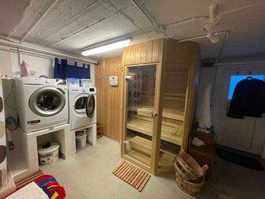 Sauna- / Waschbereich Keller