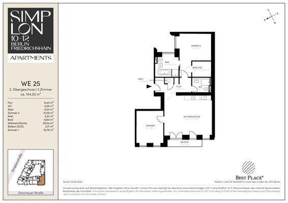 Vertriebsgrundrisse Simplon_WE_25