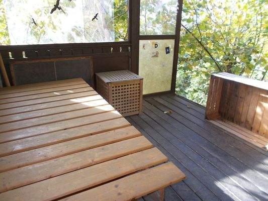 Gartenhaus 2 Terrasse