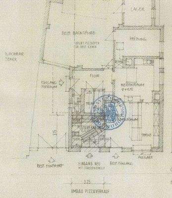 Grundriss EG Wohn- und Geschäf