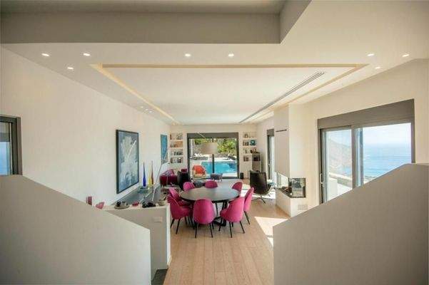 Kreta, Plaka Elounda: Wunderschöne Villa mit atemberaubendem Blick auf die Insel Spinalonga