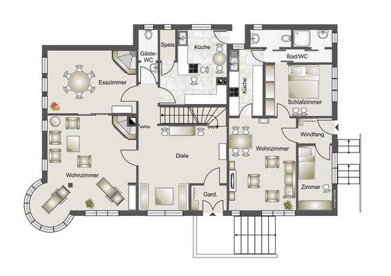 Grundriss Erdgeschoss