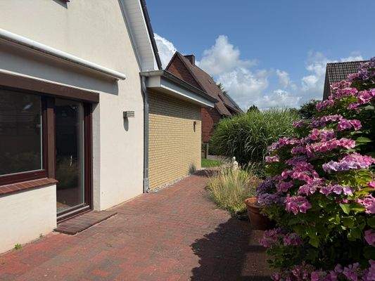 Sonnige Südterrasse ...