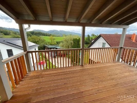 Balkon mit Aussicht