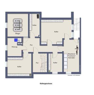 Grundriss nicht maßstabsgerecht