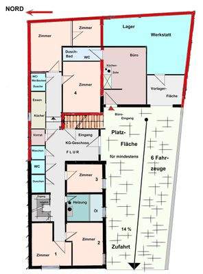 das Unter-/Kellergeschoß, riesig ...!!!
