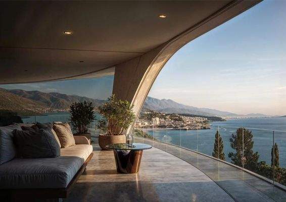 Kreta, Chania: Außergewöhnliches Grundstück mit Blick auf die Stadt und das Meer im Stadtteil Halepa zu verkaufen