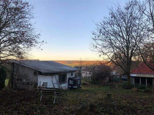 Grundstück Blick übers Tal