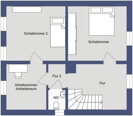 Fachwerk Obergeschoss